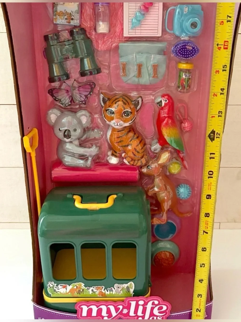 My Life as an Animal Trainer 30 Piece Doll Play Set with Tiger Koala Kangaroo